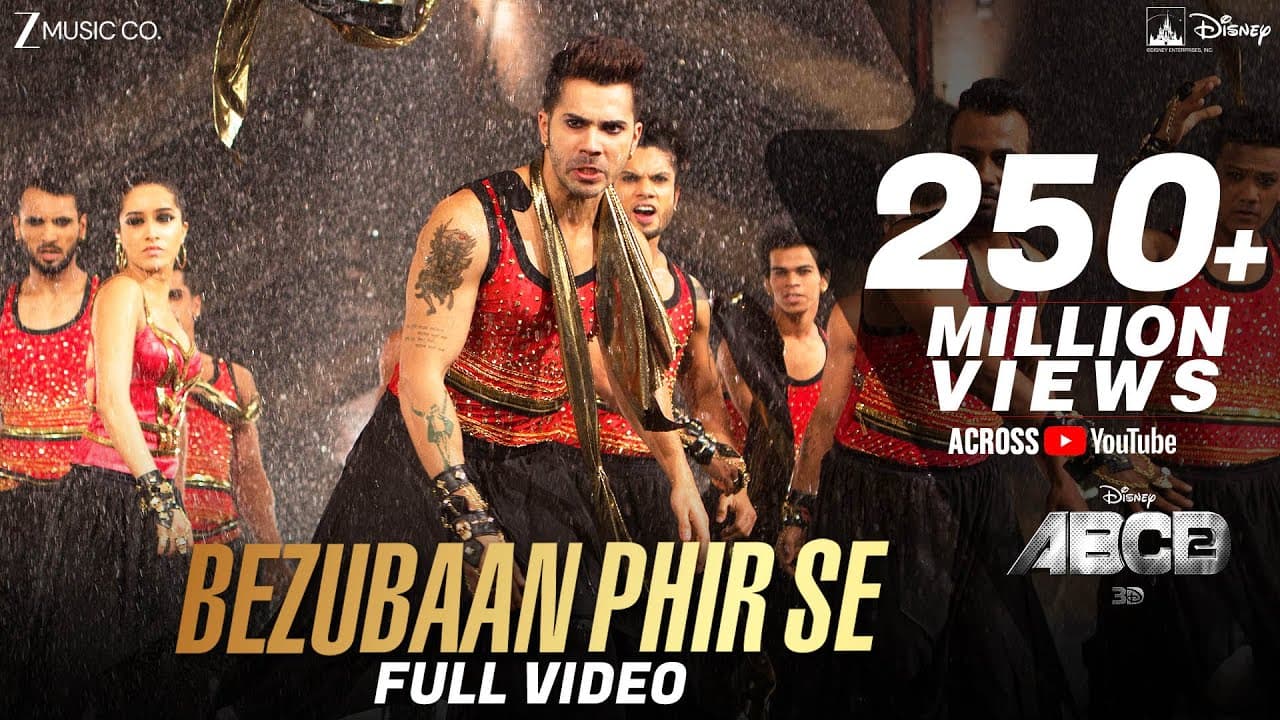Bezubaan Phir Se Full Video | Disney's ABCD 2 | Varun Dhawan & Shraddha Kapoor | Sachin - Jigar