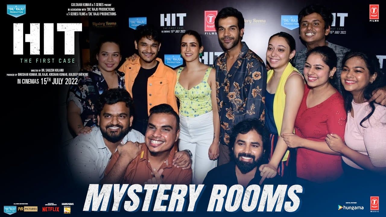 HIT Mystery Rooms Unit with Rajkummar R & Sanya M - HIT: The First Case | Dr. Sailesh | Bhushan K