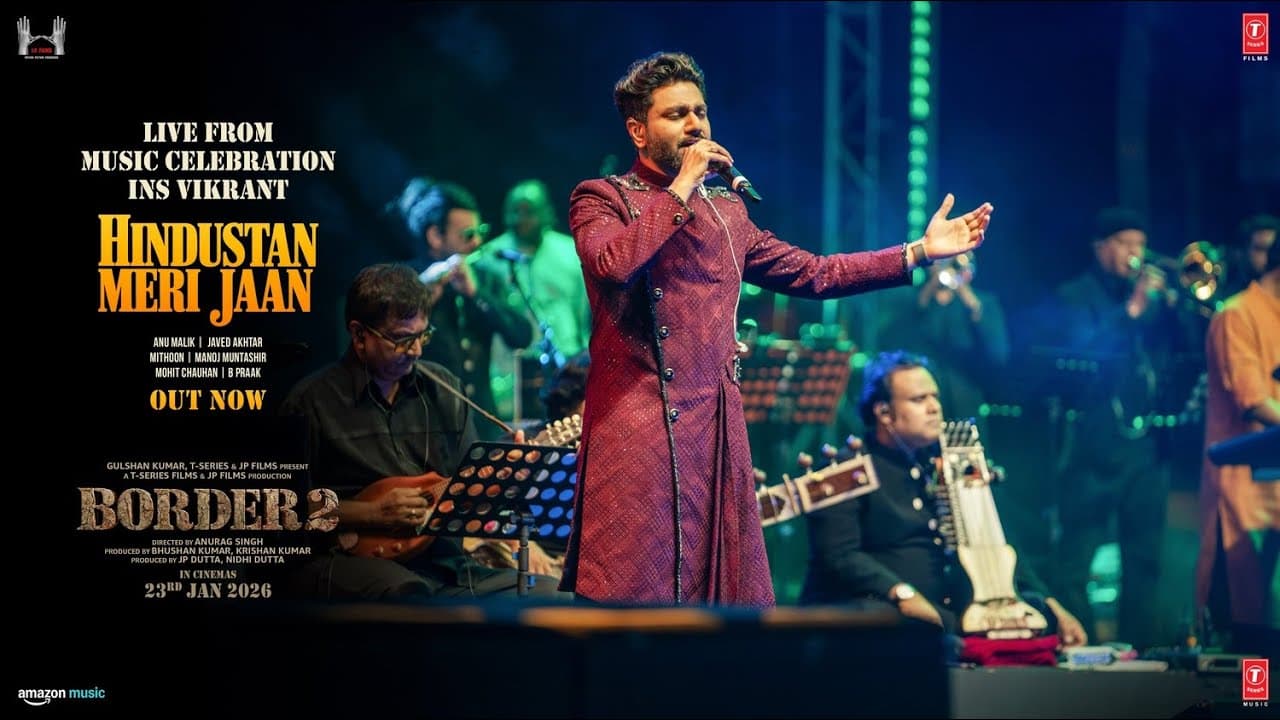 Hindustan Meri Jaan - Live at INS Vikrant | BORDER 2 | Sunny Deol | Mithoon, Manoj Muntashir