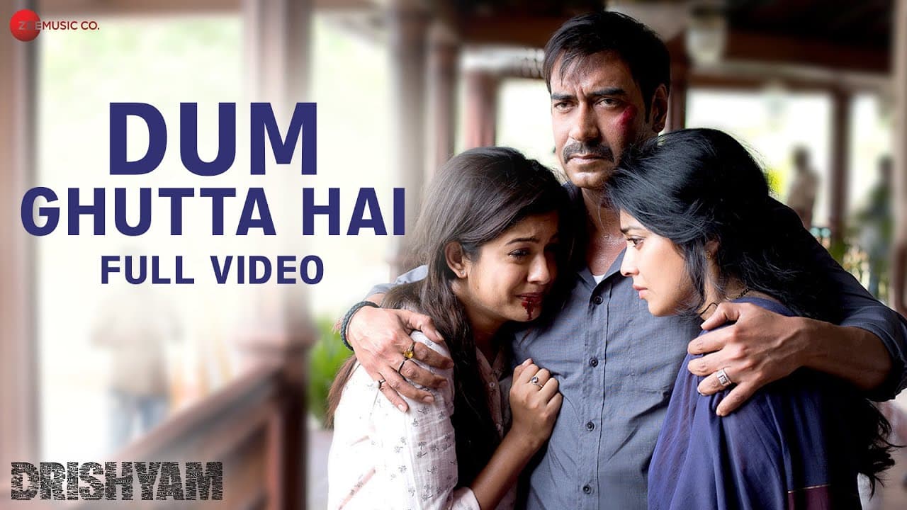 Dum Ghutta Hai - Full Video | Drishyam | Ajay Devgn,Shriya Saran | Rekha Bhardwaj