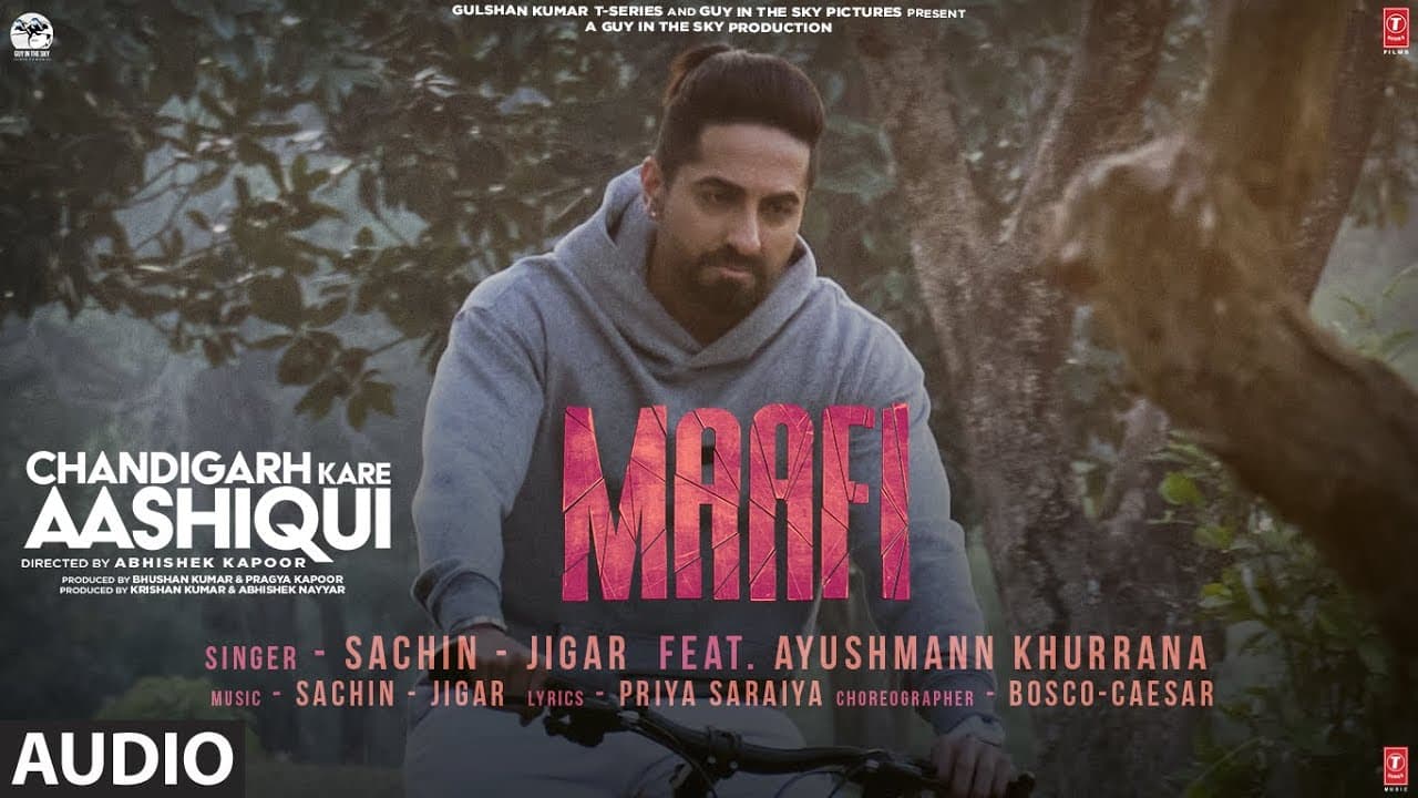 Maafi (Audio Track) | Ayushmann Khurrana | Vaani Kapoor | Sachin - Jigar | Abhishek K | Bhushan K