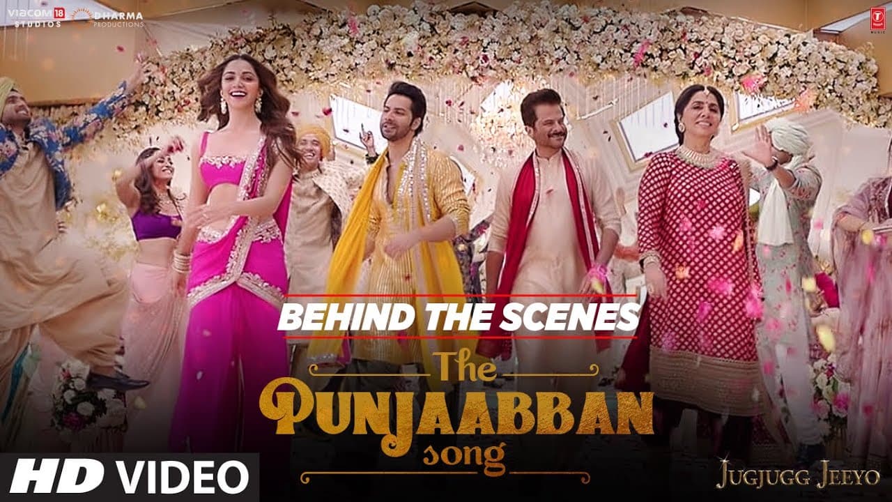 THE PUNJAABBAN SONG (Behind The Scenes) JugJugg Jeeyo | Varun Kiara Anil Neetu |Tanishk Gippy Zahrah