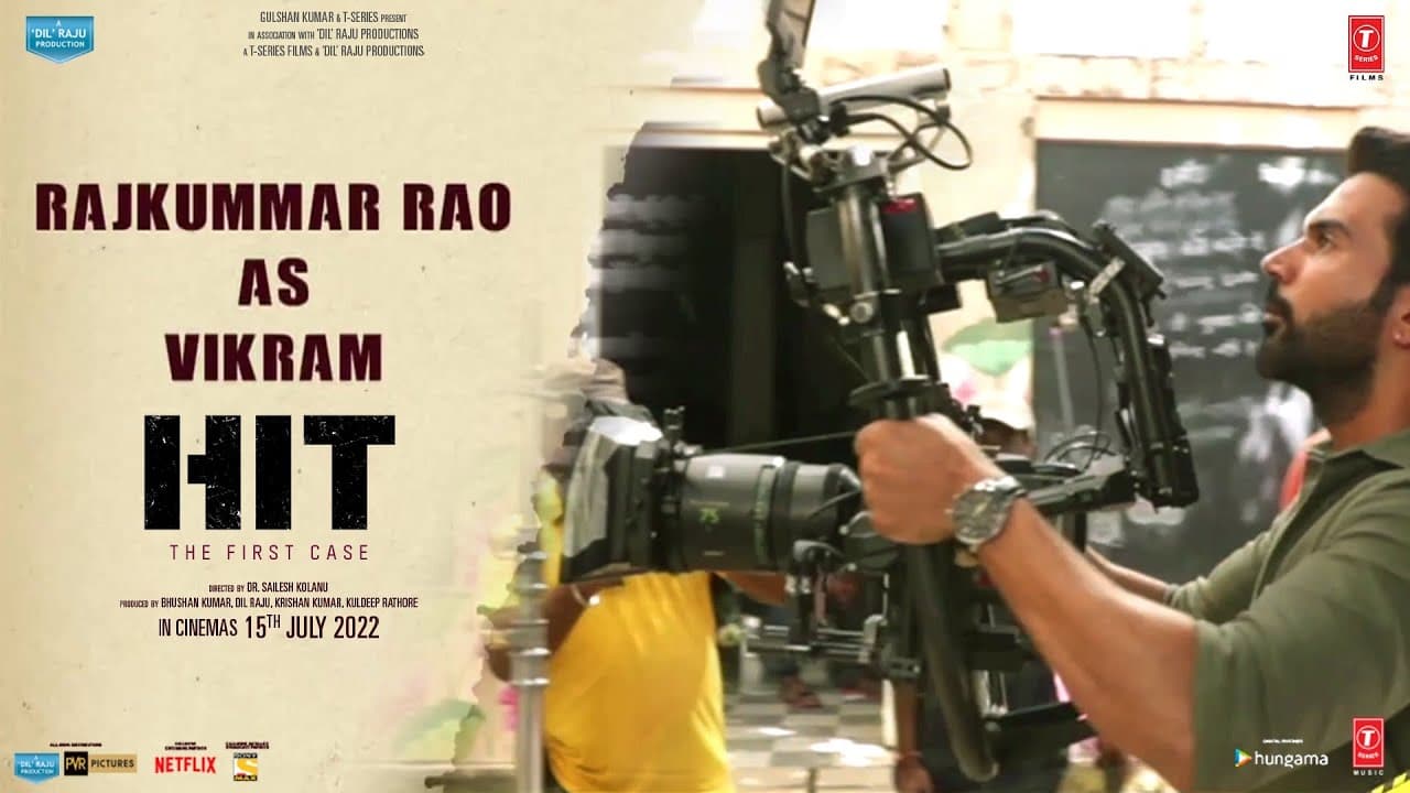 Behind The Scenes: Rajkummar as Vikram - HIT: The First Case | Rajkummar R, Sanya M | Bhushan Kumar