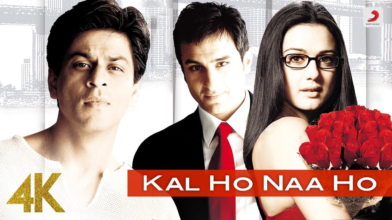 Kal Ho Naa Ho | Title Track | Shah Rukh Khan, Saif Ali Khan, Preity Zinta | Sonu Nigam | 4K