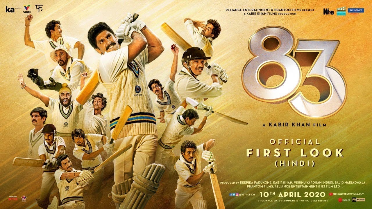 83 (Hindi) - Official First Look | Ranveer Singh | Kabir Khan | April 10