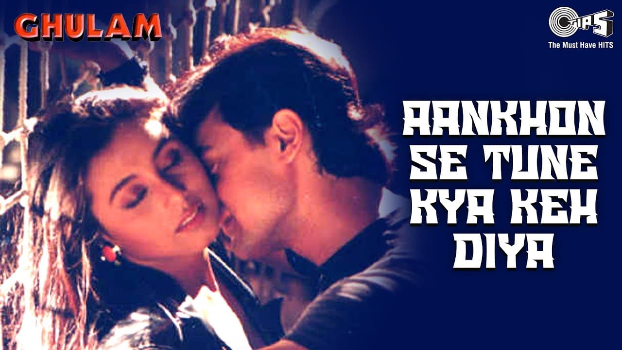 Aankhon Se Tune Kya Keh Diya | Ghulam | Aamir Khan & Rani | Kumar & Alka | 90's Romantic Songs