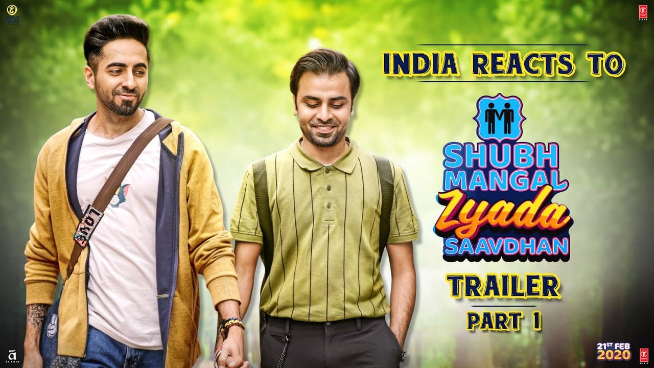 India Reacts to Shubh Mangal Zyada Saavdhan Trailer | Ayushmann Khurrana | Jeetu | 21 February 2020