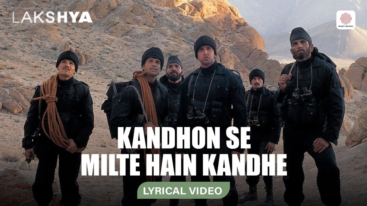 Kandhon Se Milte Hain Kandhe - Lyrical Video | Lakshya | Hrithik Roshan | Shankar Ehsaan Loy