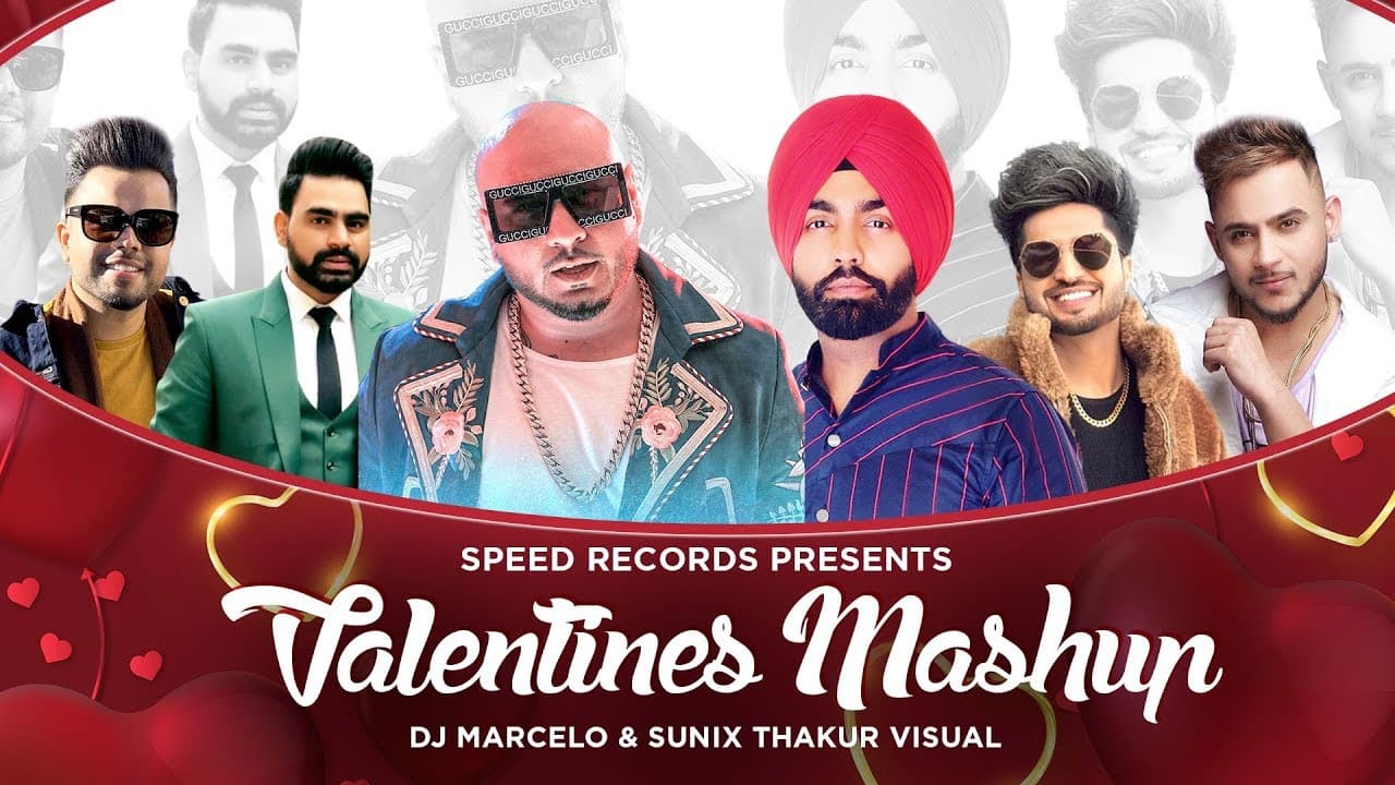 Valentine Mashup | Romantic Mashup Of 2020 | DJ Marcelo | Sunix Thakor | Latest Punjabi Songs 2020