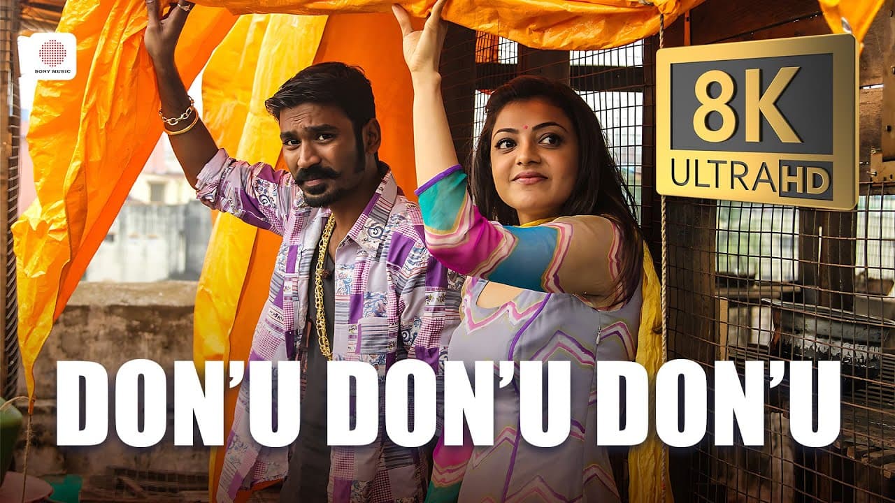 Don’u Don’u Don’u 8K/4K Video Song | Maari | Dhanush, Kajal | Anirudh Ravichander