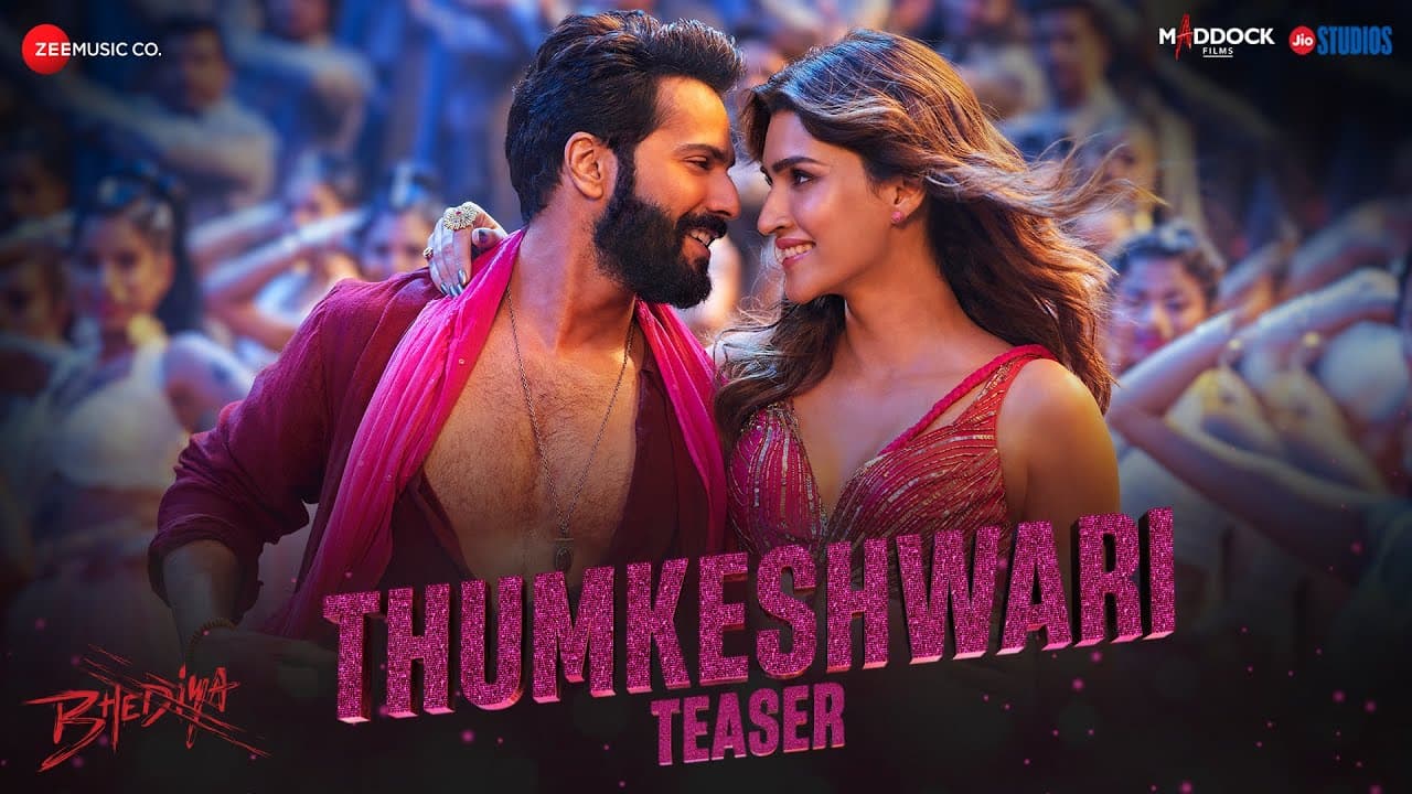 Thumkeshwari - Teaser | Bhediya | Varun Dhawan, Kriti Sanon | Sachin-Jigar, Amitabh Bhattacharya