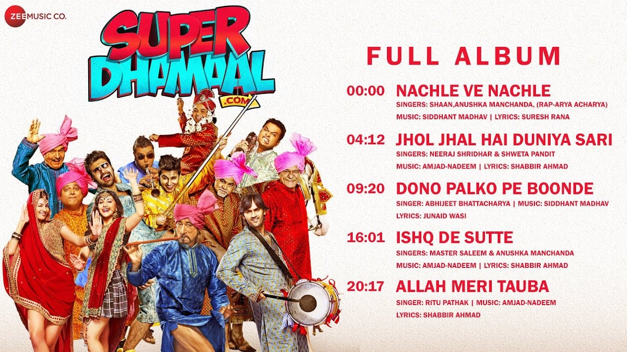 Super Dhamaal.Com - Full Album | Arya Babar, Rajpal Yadav | Siddhant Madhav, Amjad-Nadeem