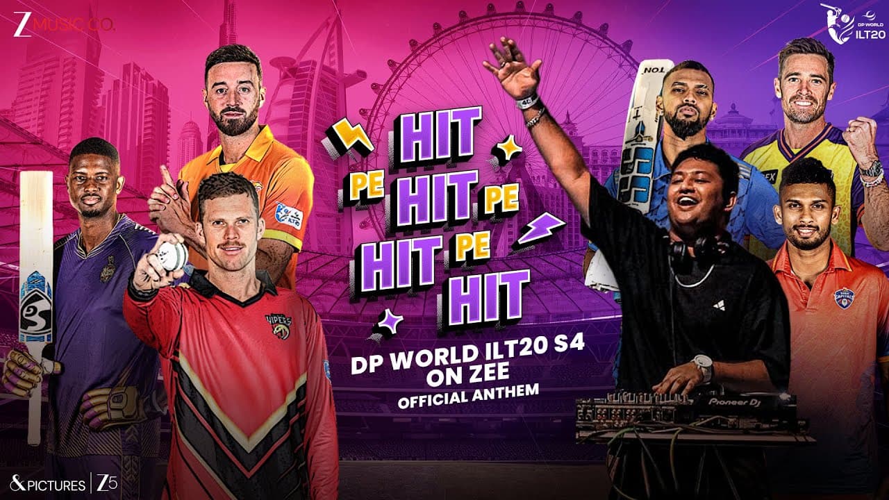 Hit Pe Hit - DP World ILT20 S4 | Official Anthem | Ft. Kratex