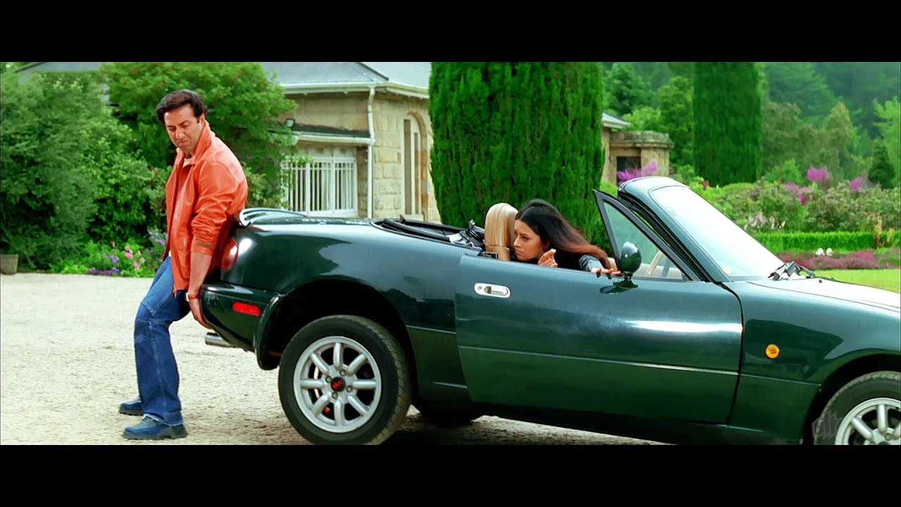 चलती गाड़ी को उठाया - सनी देओल - रीमा सेन - जाल दी ट्रैप - ज़बरदस्त बॉलीवुड सीन