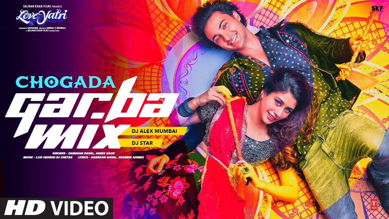 Chogada Garba Remix | Loveyatri | Darshan Raval | DJ Alex Mumbai, DJ Star | Garba & Dandiya Song