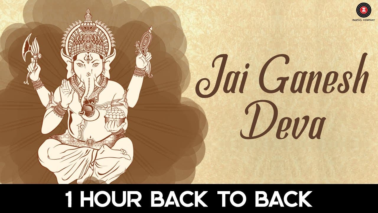 Jai Ganesh Deva - 1 Hour | Aakansha Sharma | Hear daily for Good Luck, Wealth | Zee Music Devotional