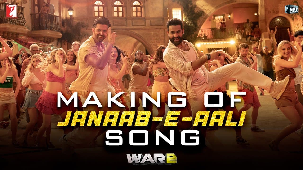 Making of Janaab-e-Aali Song | War 2 | Hrithik Roshan, NTR | Pritam, Sachet T, Saaj B, Amitabh B