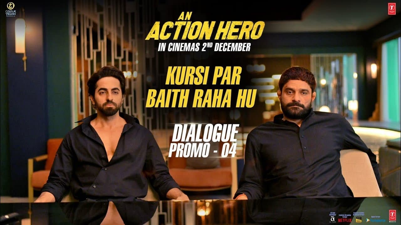 An Action Hero (Dialogue Promo 04) Kursi Par Baith Raha Hu |Ayushmann,Jaideep |Aanand L Rai,Anirudh