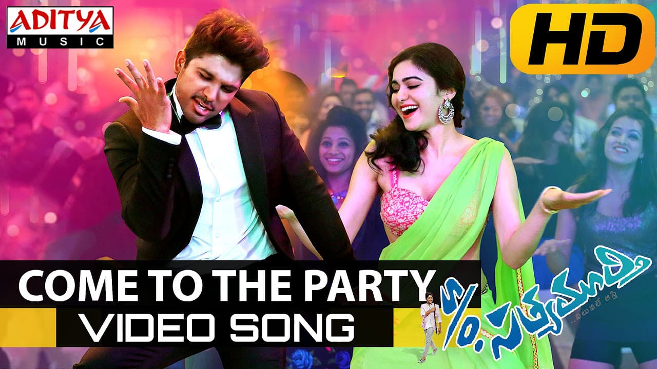 Come To The Party Full Video Song | S/O Satyamurthy | Allu Arjun, Samantha | DSP | Trivikram