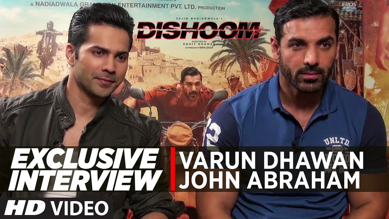 DISHOOM | Exclusive Interview | John Abraham, Varun Dhawan | T-Series