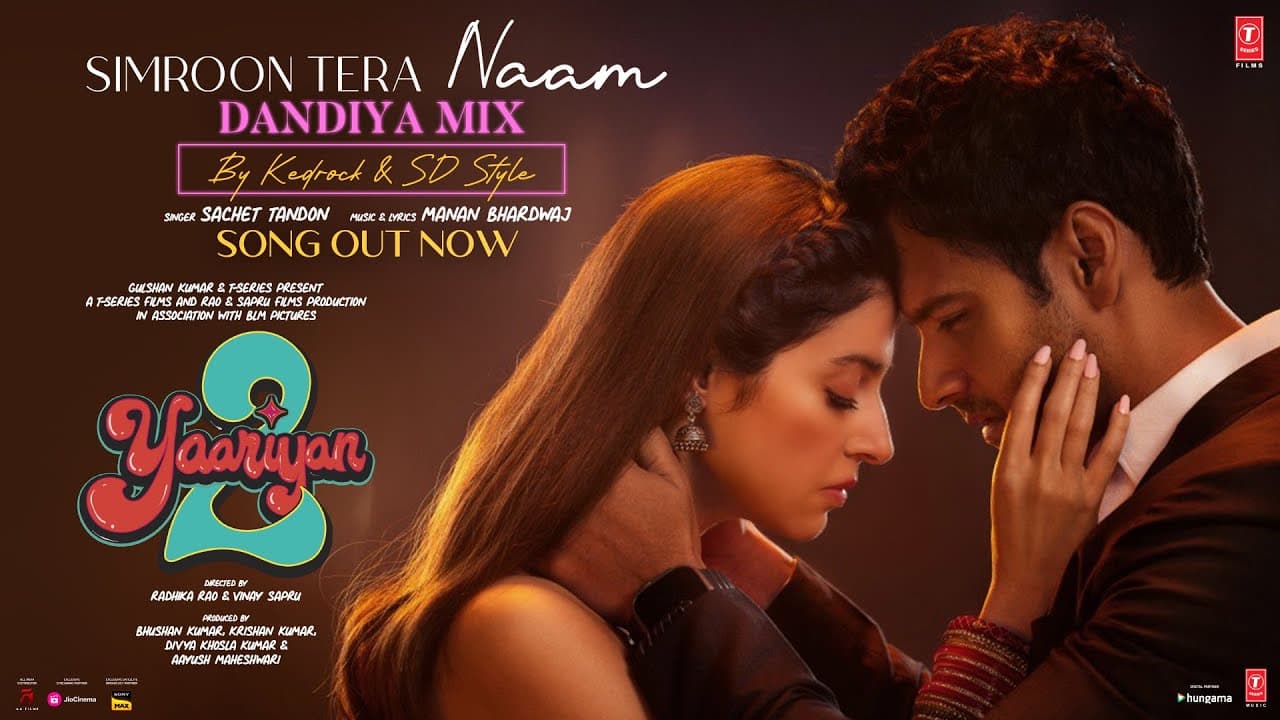 SIMROON TERA NAAM (DANDIYA MIX): Divya, Yash |Manan,Sachet|KEDROCK,SD Style|Radhika, Vinay|Bhushan K