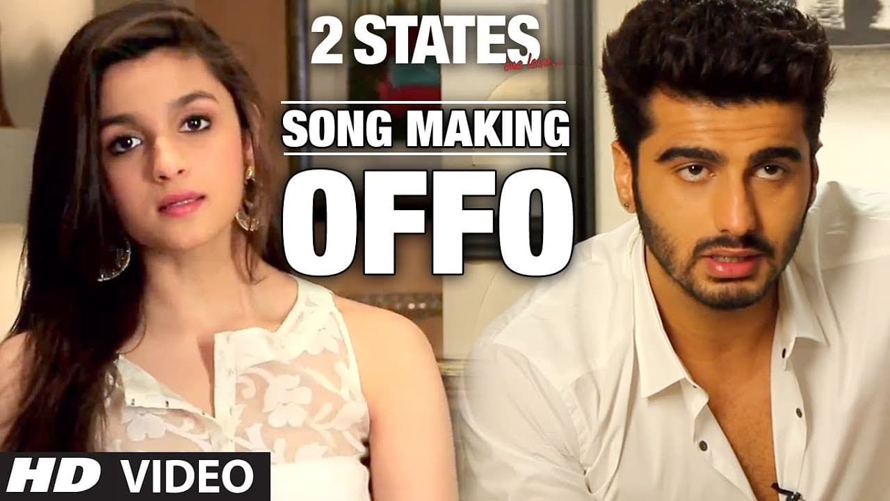 Offo 2 States Song Making | Arjun Kapoor, Alia Bhatt | Aditi Singh Sharma, Amitabh Bhattacharya