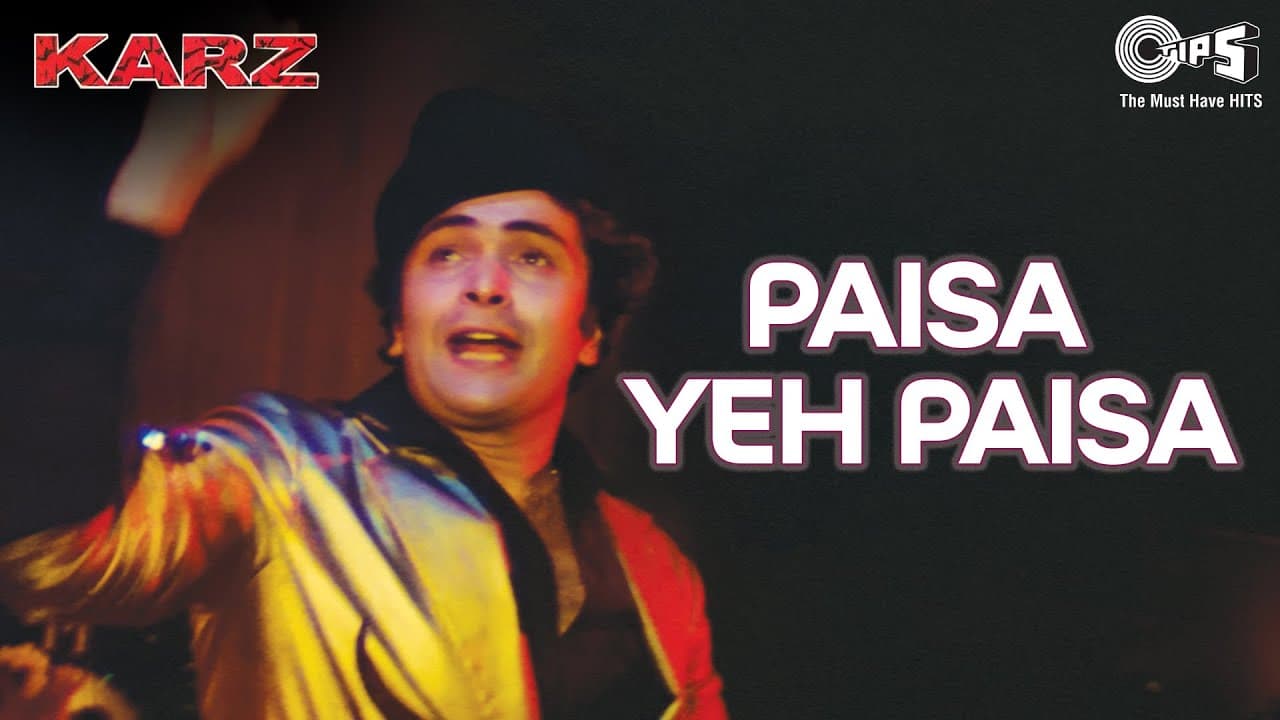 Paisa Yeh Paisa | Karz | Rishi Kapoor | Kishore Kumar | 80's Hindi Hit Songs | Hindi Old Songs