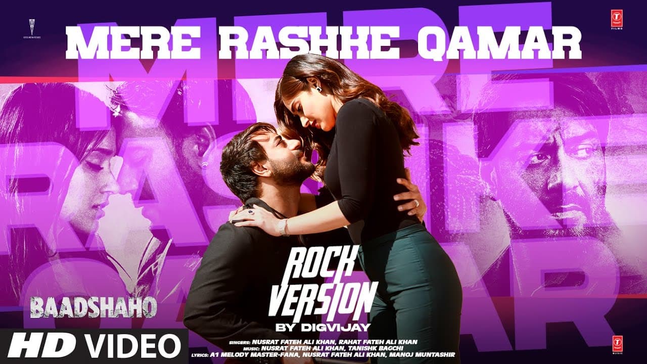 Mere Rashke Qamar (Rock Version): Ajay Devgn, Ileana | Nusrat & Rahat Fateh Ali Khan | DIGVIJAY