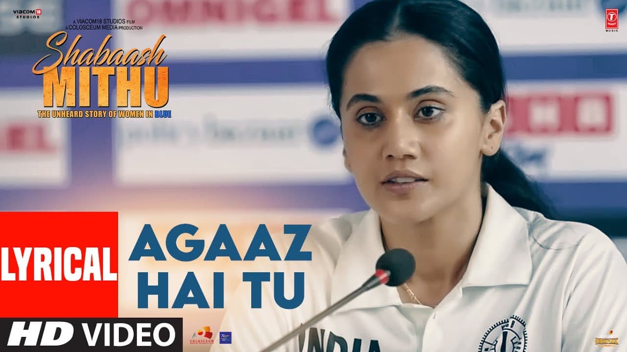 Agaaz Hai Tu (Lyrical) - Shabaash Mithu | Taapsee Pannu |Neha Kakkar| Amit Trivedi | Swanand Kirkire