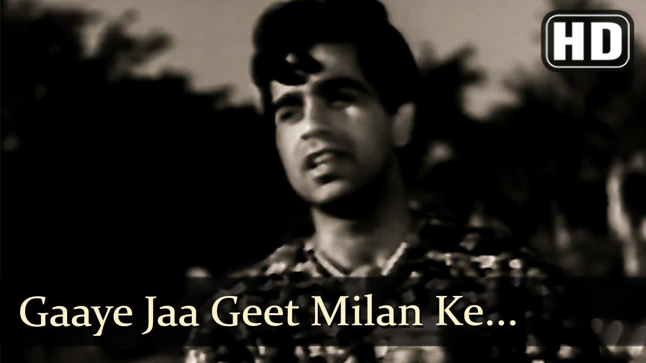 Gaaye Jaa Geet Milan Ke (HD) - Mela Songs - Dilip Kumar - Nargis - Mukesh - Filmigaane