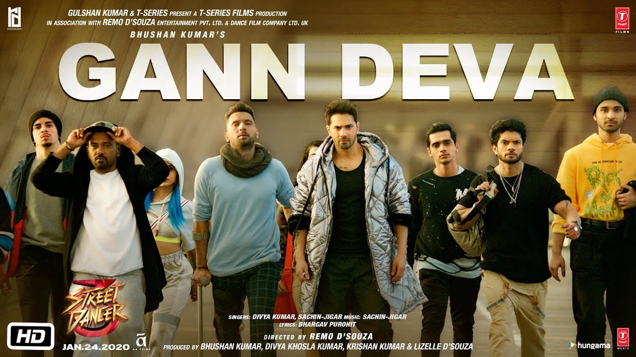Gann Deva Song | Street Dancer 3D | Varun D, Shraddha K | Divya Kumar, Sachin-Jigar
