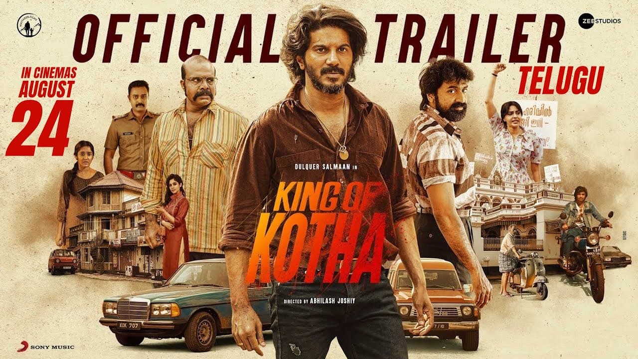 King of Kotha Telugu Trailer | Dulquer Salmaan | Abhilash Joshiy | Jakes Bejoy | August 24th