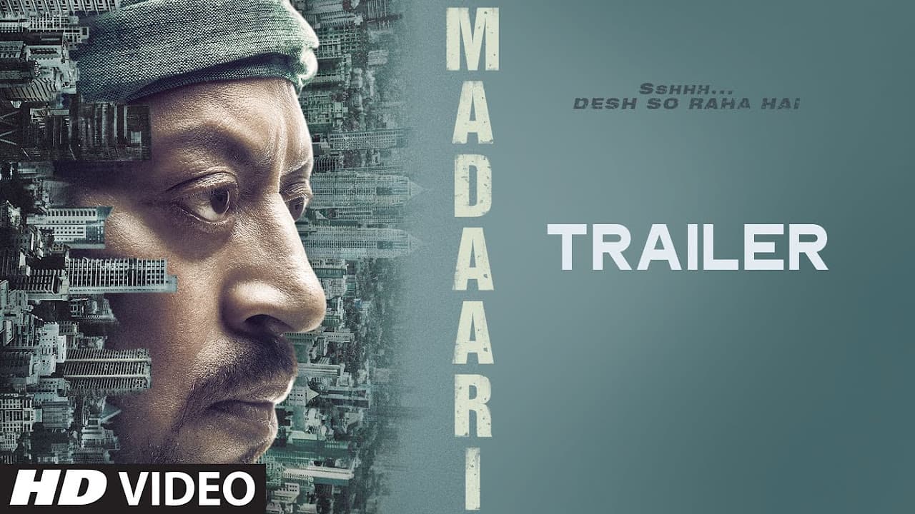 MADAARI Official Trailer 2016 | Irrfan Khan, Jimmy Shergill | T-Series