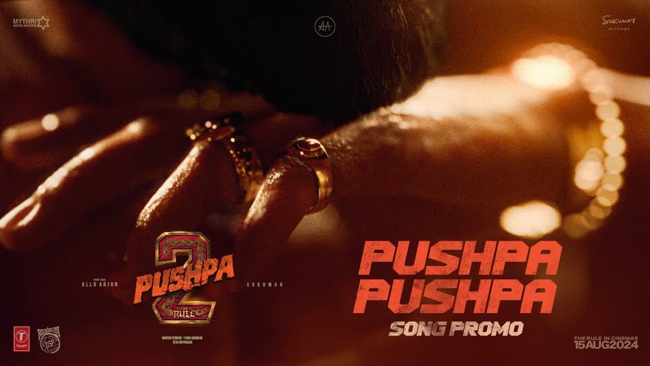 Pushpa Pushpa Song Promo🔥 - Pushpa 2 The Rule | Allu Arjun | Sukumar | Rashmika | Fahadh Faasil |DSP