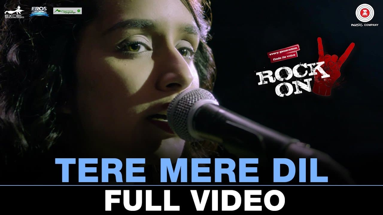 Tere Mere Dil - Full Video | Rock On 2 | Farhan Akhtar & Shraddha Kapoor | Shankar Ehsaan Loy