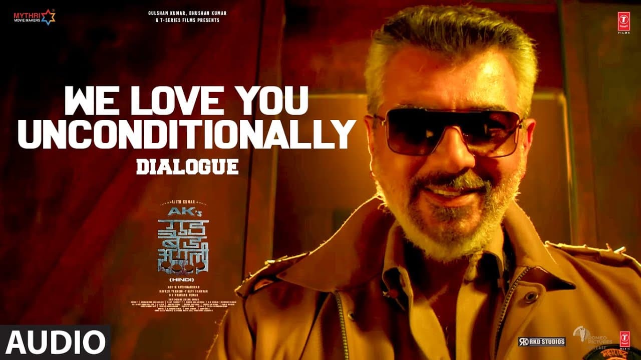 "We Love You Unconditionally" | Ajith Kumar | Trisha Krishnan | Adhik R | Good Bad Ugly Dialogue