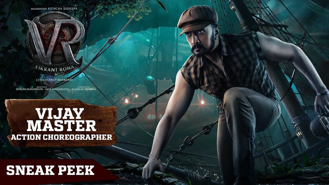 Action Choreographer Vijay Master - Sneak Peek | Vikrant Rona 13 days to Go | Kichcha Sudeep