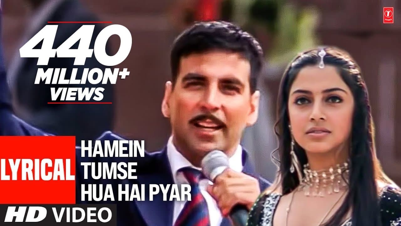 Lyrical: Hamein Tumse Hua Hai Pyar |Alka Y|Udit N|Anu Malik|Sameer|Akshay Kumar,Divya Khosla Kumar