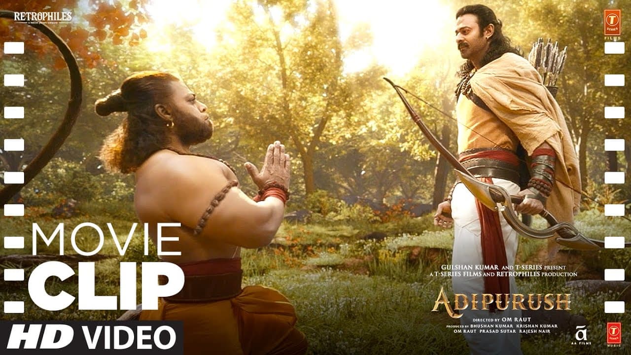 "जब राघव मिले बजरंग से🚩🙏" (Movie Clip #5): Adipurush | Prabhas | Saif Ali Khan | Devdutta